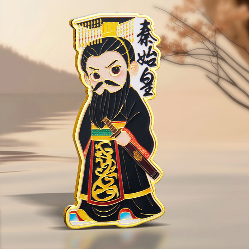 Scenic City Landmark Tourism Cultural Creative Metal Refrigerator Magnet UV Printing Chongqing Cultural Creative Tourism Magnetic Refrigerator Magnet