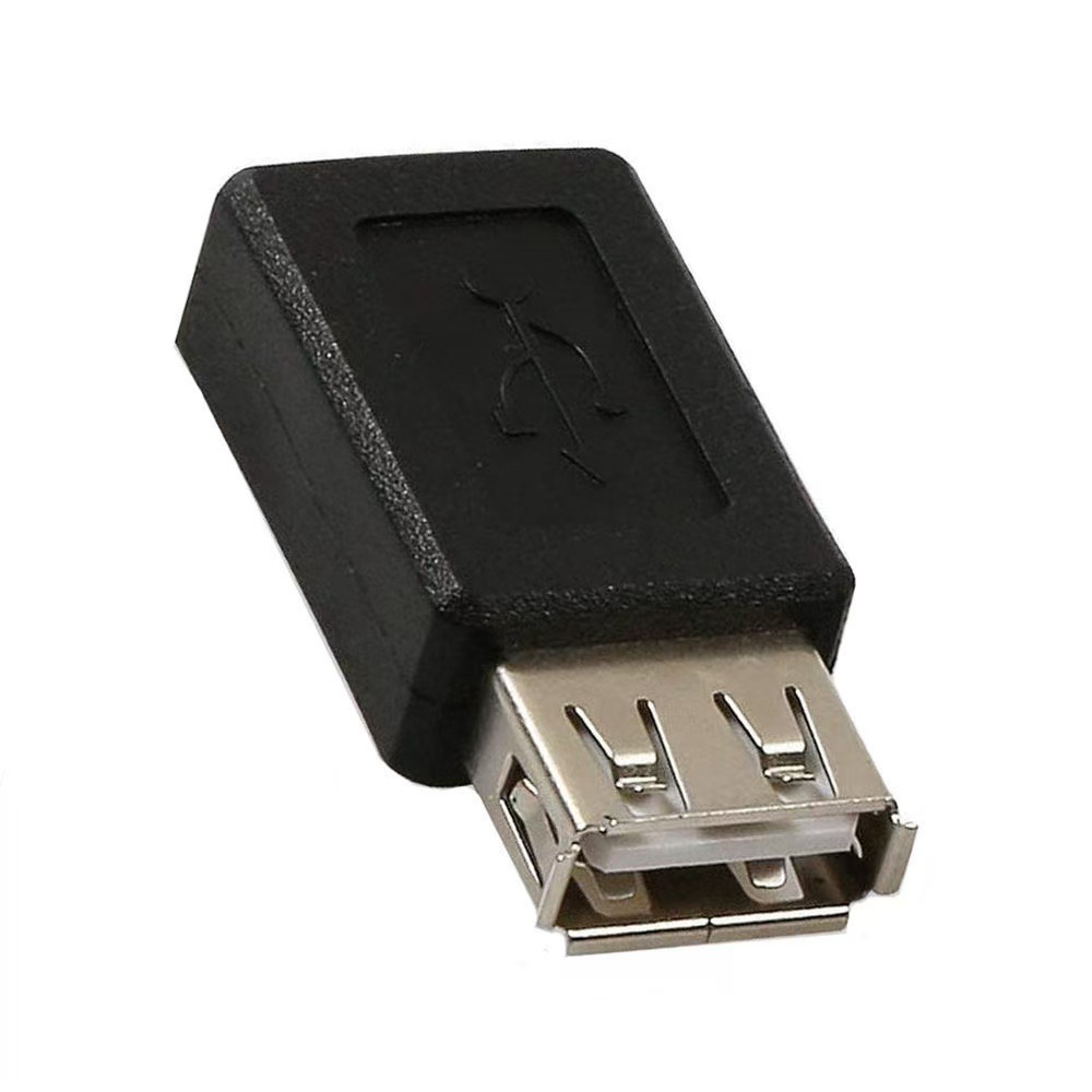USB female to mini 5P mini T port connection adapter phone cable data power supply adapter A female T female