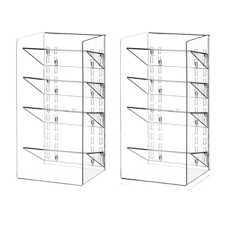 Mirror cabinet storage rack for cosmetics, acrylic shelf for bathroom, lipstick, dressing table, makeup brushes