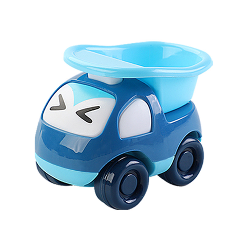 Cute Engineering Vehicle Car Cartoon Inertia Pull-Back Car Toy Children's Baby Kindergarten Gift Street Stall Wholesale