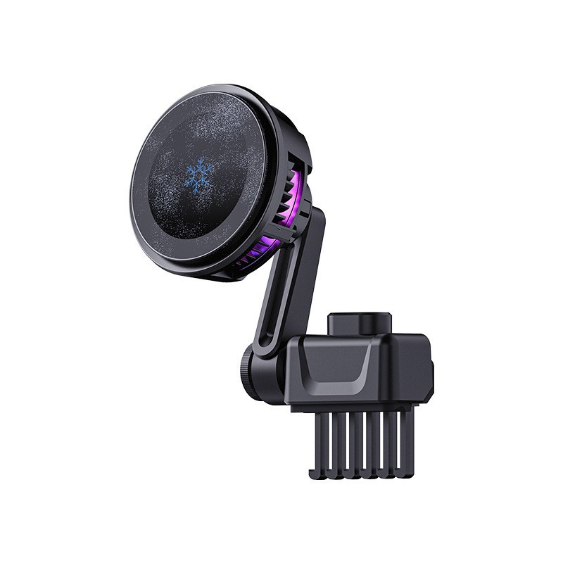 15W Electronic Semiconductor Car Magnetic Wireless Charger Car Mount Bracket Suitable for Portable Strong Magnetic Flash Charging