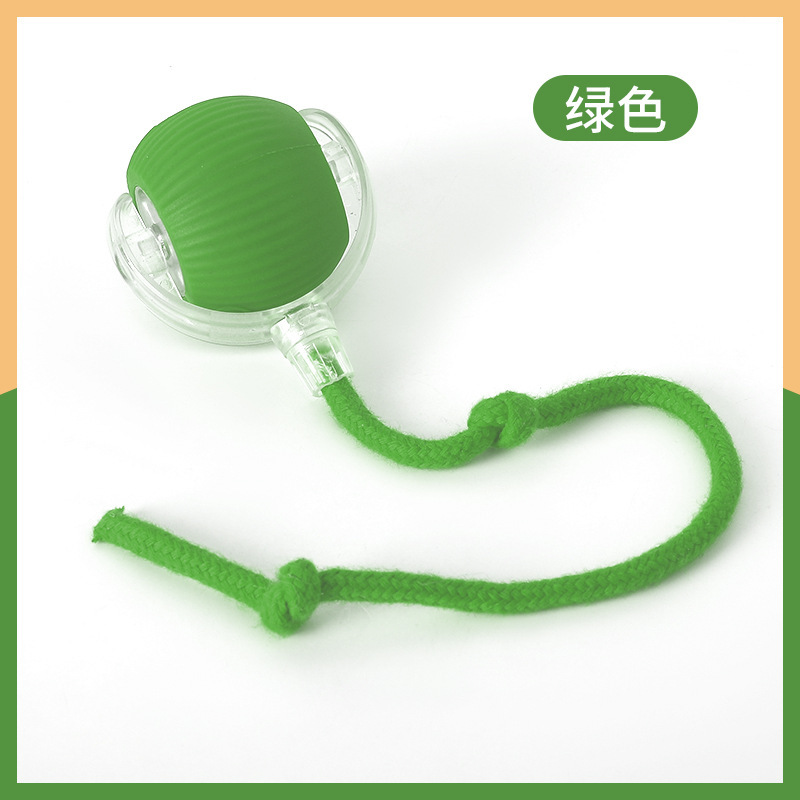 New Electric Cat Teaser Toy Interactive Cat Gravity Rolling Ball with String Smart Interactive Cat Toy