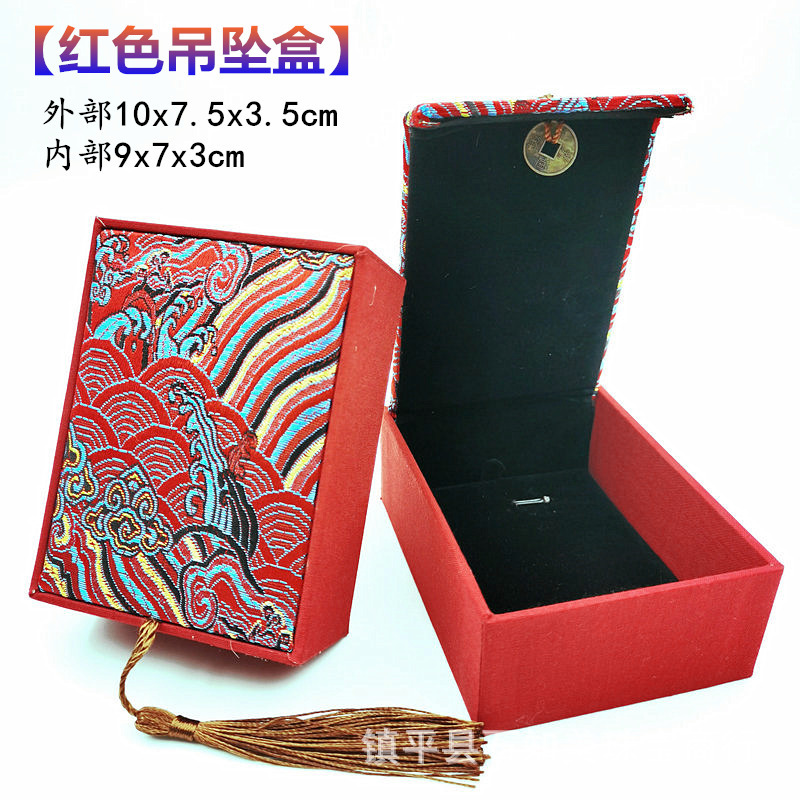 红海浪花流苏大吊坠盒