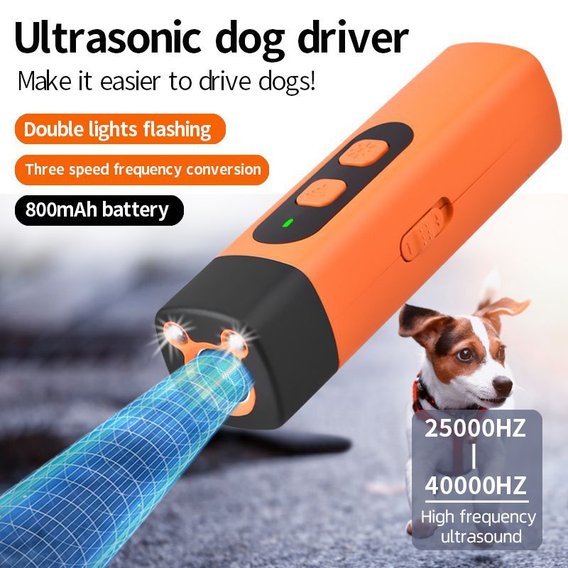 2026 New Mini Ultrasonic Dog Repeller Mobile Portable Ultrasonic Bark Stopper Dog Repeller Pet
