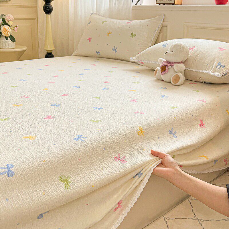 七彩蝴蝶结【A类面料孕婴可用】 · 床单单件-120x230cm【适合0.8-0.9m床】