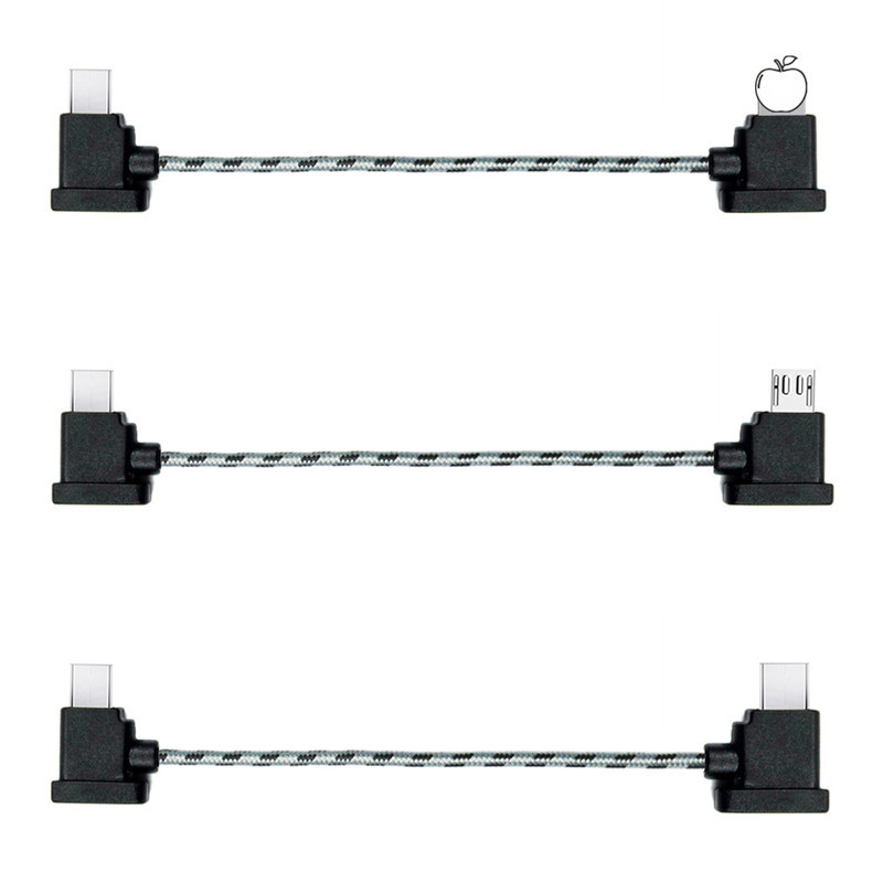 Braided adapter cable for DJI Mavic 3/MINI2/AIR2 remote controller Air3 connection data cable