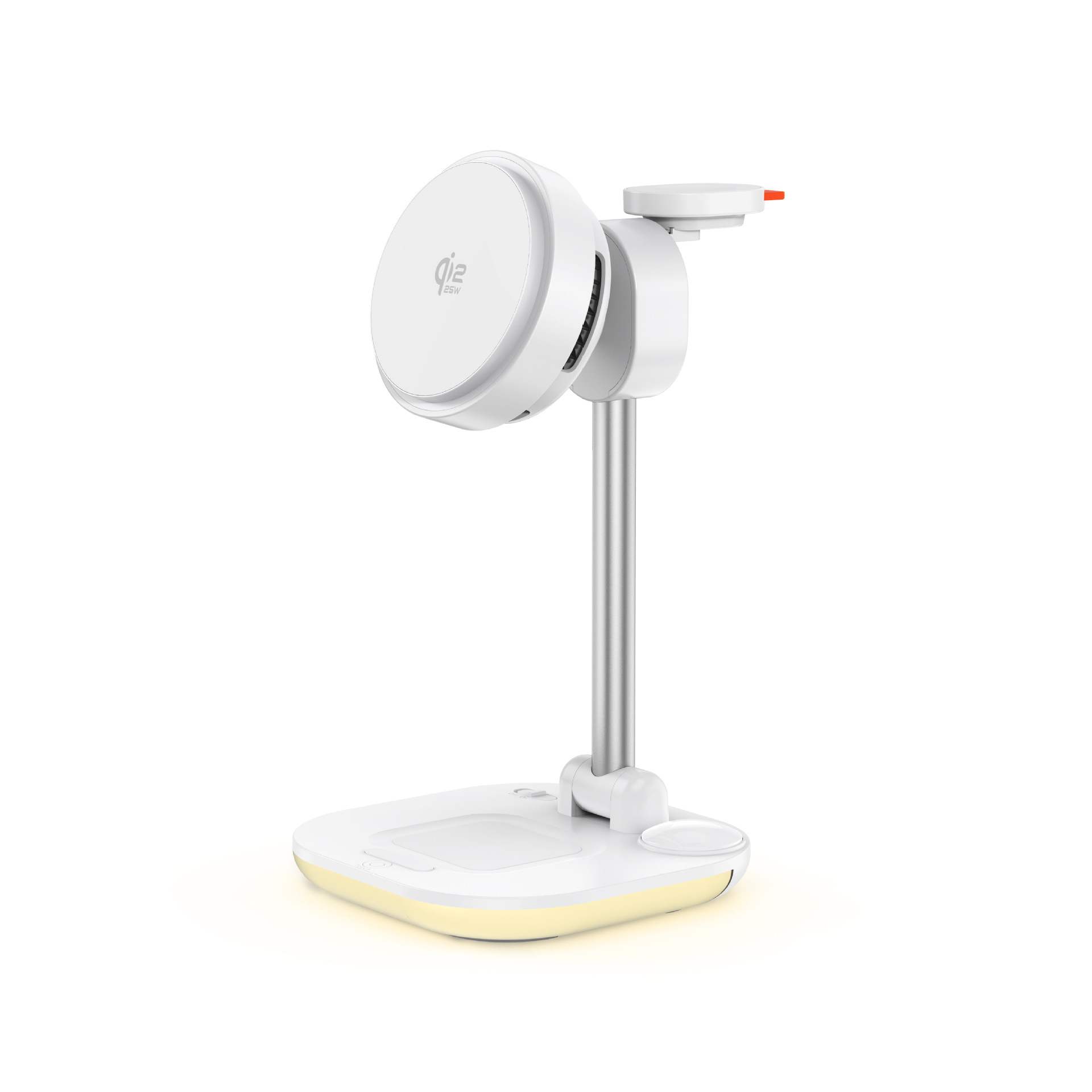 QI2.2 wireless charger 25W phone semiconductor cooling LED human sensor night light multifunctional