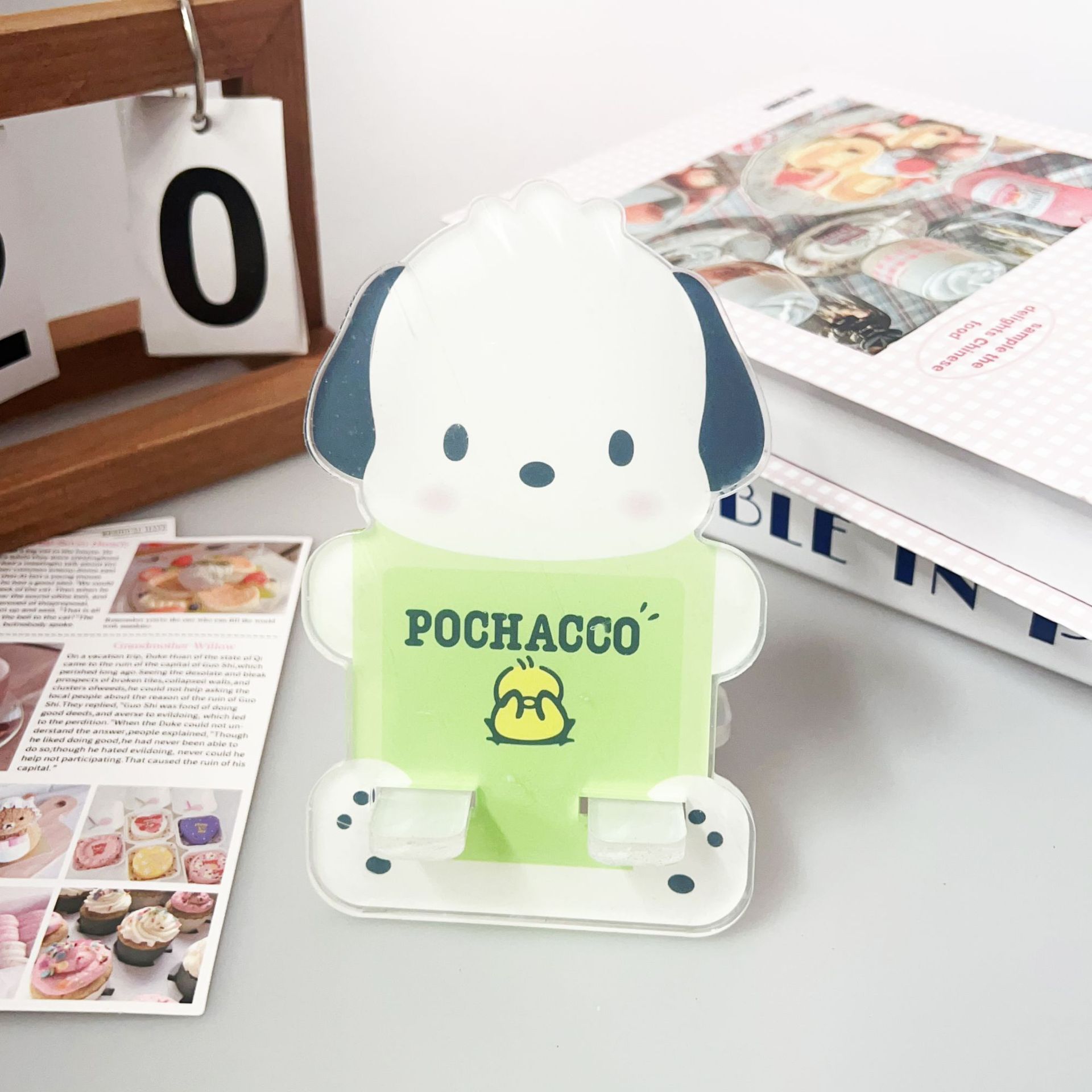 Thickened 5mm Cartoon Desktop Stand Acrylic Kuromi Pochacco Tablet Phone Stand