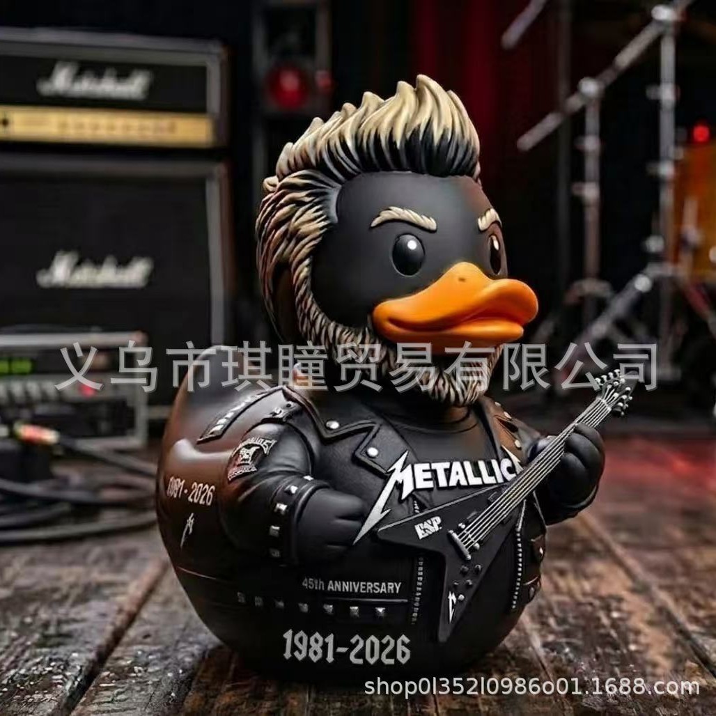 Independent Station New 2026 Cartoon Duck Resin Craft Ornament