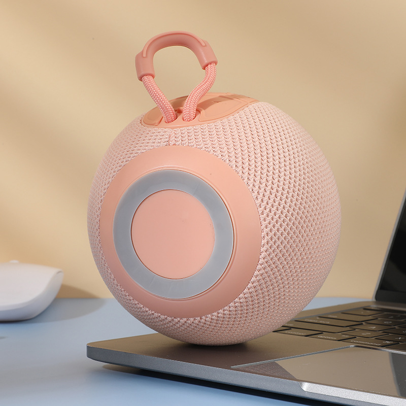 TG337 Bluetooth Speaker Wireless Colorful Light Fabric Card Slot Heavy Bass Outdoor Portable Mini Bluetooth Speaker