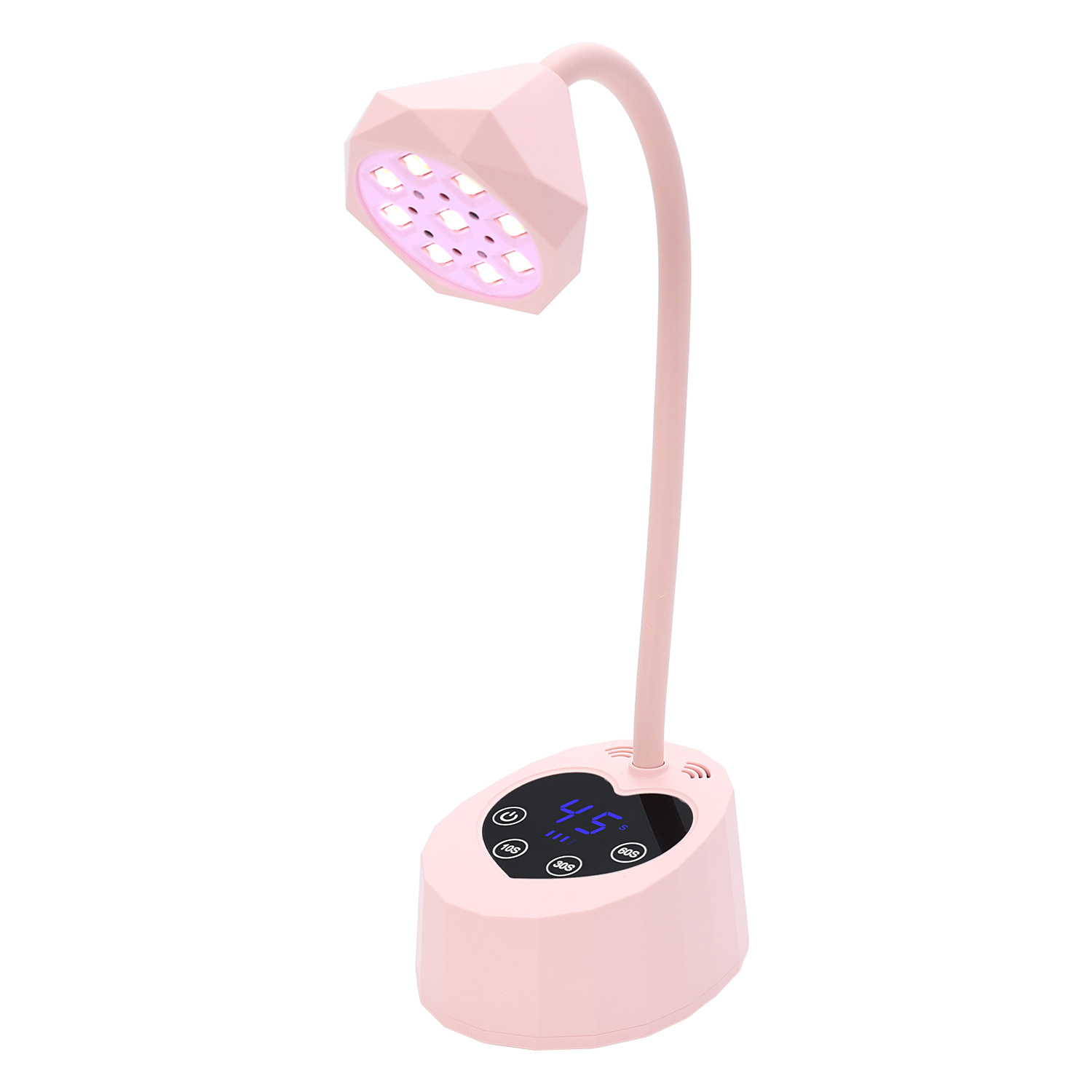 Diamond Head Nail UV Lamp Desktop Rechargeable Induction No Black Hands Fast Drying Gel Nail Lamp