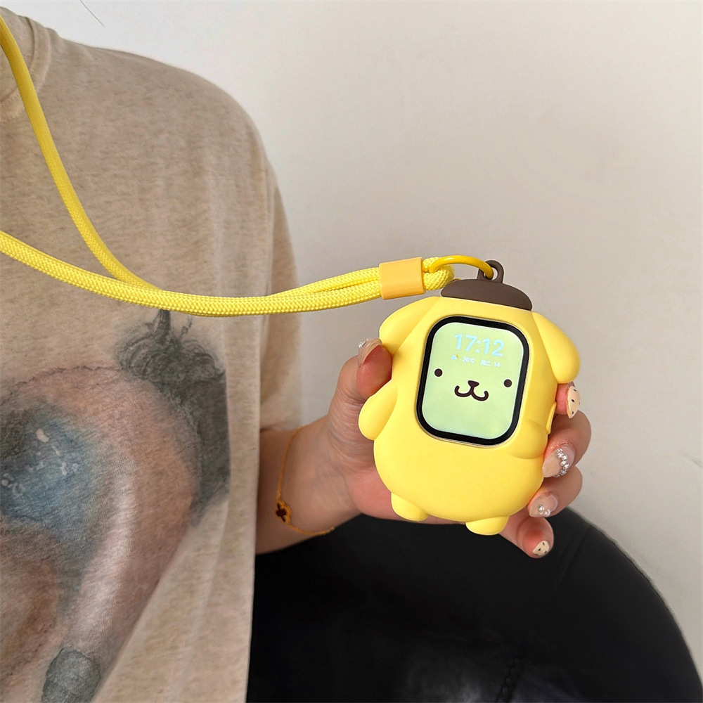 Pudding dog compatible Apple iwatch 1-8 generation Apple watch S10/SE3 silicone ultra2 protective case