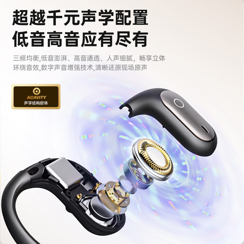 2025 New XG23 Bluetooth Earphone Wireless Screen Display OWS Dual Ear Stereo High Sound Quality Sports Earphone