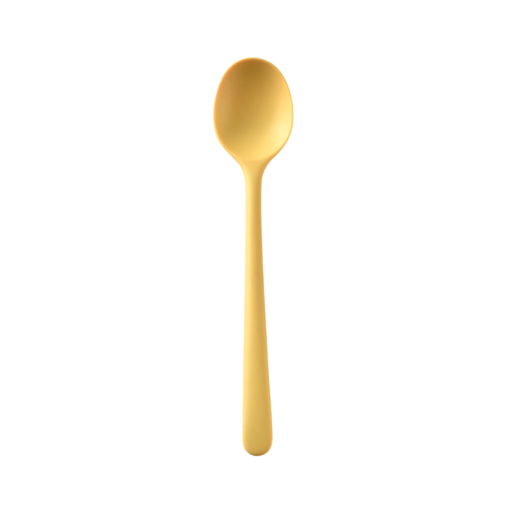 Food Grade Silicone Spoon and Chopstick Set Student Office Tableware High Temperature Resistant Household Portable Tableware