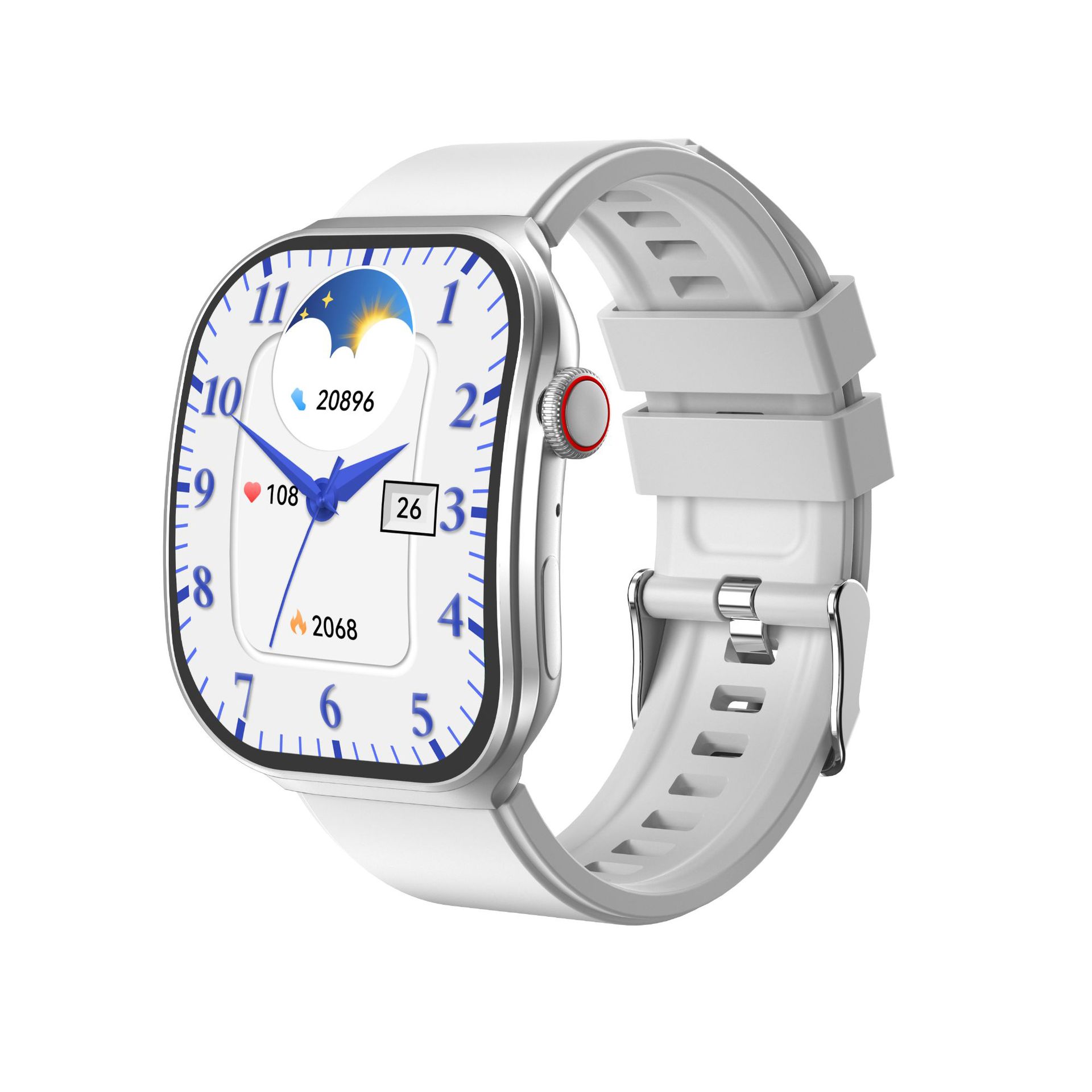 V20 Promax Smart Watch Curved Bluetooth Call Sports Watch Music Play Information Reminder V20PM