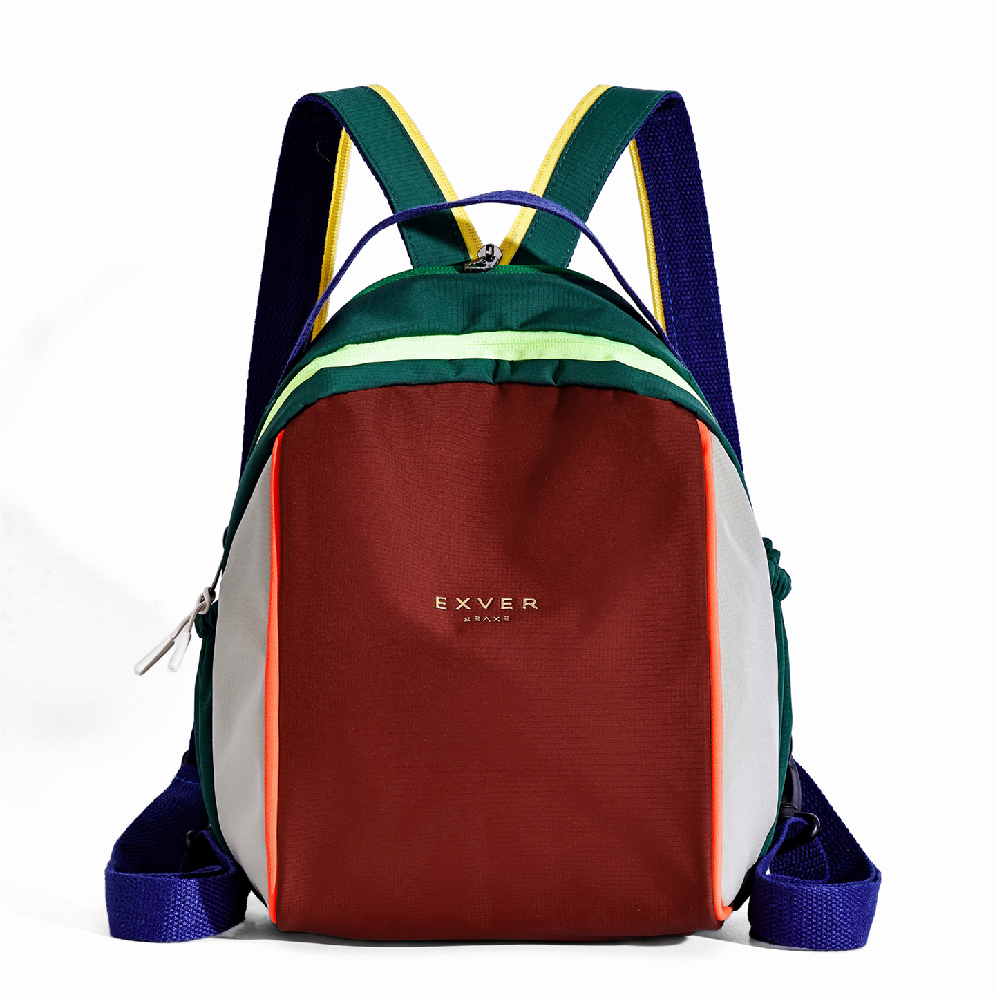 New Dopamine Contrast Color Backpack Patchwork Casual Backpack Ultra-Light Outdoor Sports Climbing Bag