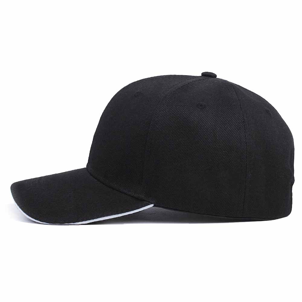 Hat Sandwich Lined Baseball Cap Solid Blank Visor Cap Work Hat Advertising Hat Heat Transfer Printing Cross