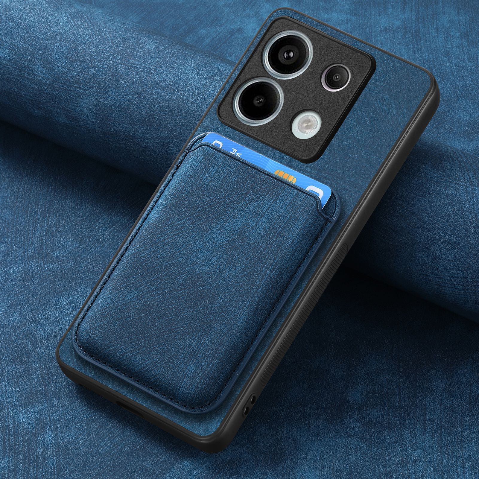 Applicable for Redmi Note 15 Pro phone case magnetic card holder Xiaomi 17 leather poco F8 pro protective case