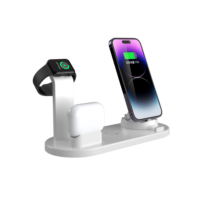 Four-in-One Wireless Charger Base for Apple Phone Airpods iwatch Wireless Charger