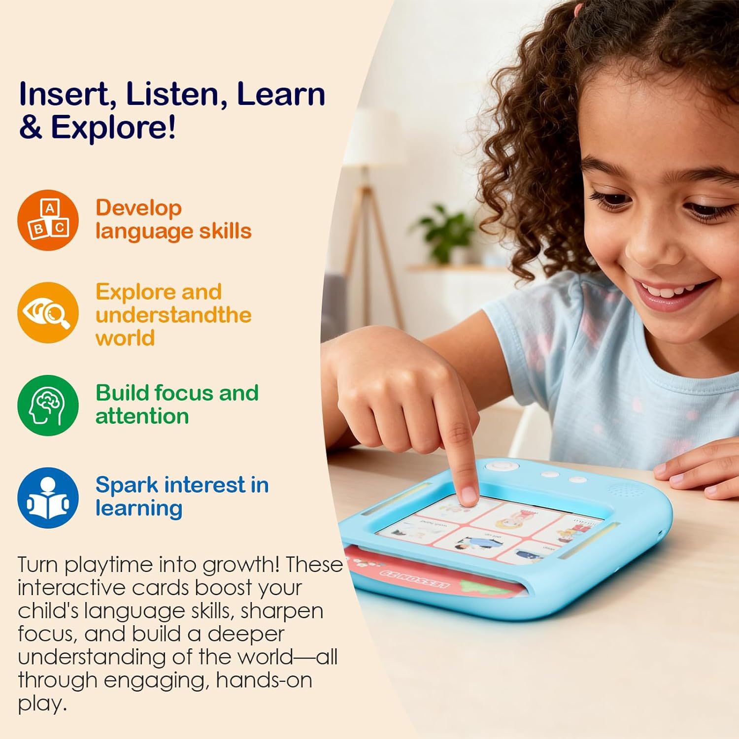 English Enlightenment Learning Sound Early Education Machine Intelligent Point Reading Card Insert Learning Machine Children's Educational Small Toy