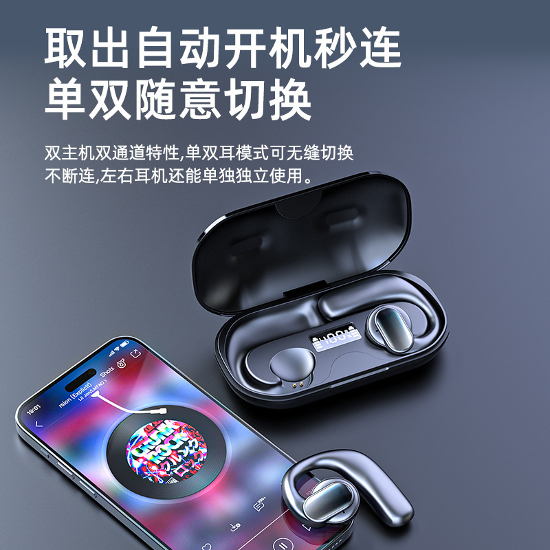 Shenzhen Digital S901 Bone Conduction Bluetooth Earphones Wireless TWS Pair Ear Huaqiangbei Bluetooth Earphones