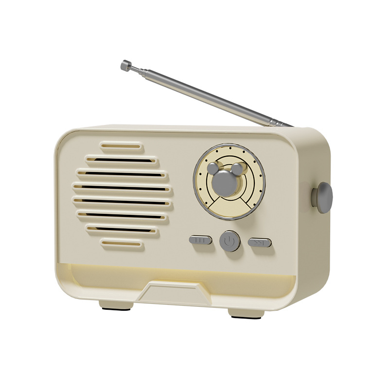 Radio Bluetooth Speaker Mini Portable Handheld Card Insert Home Small Audio Gift Decoration FM Radio