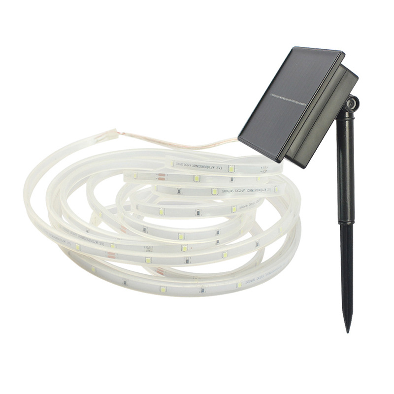 Solar LED strip light camping garden decoration Christmas holiday colorful light atmosphere night light outdoor waterproof super bright