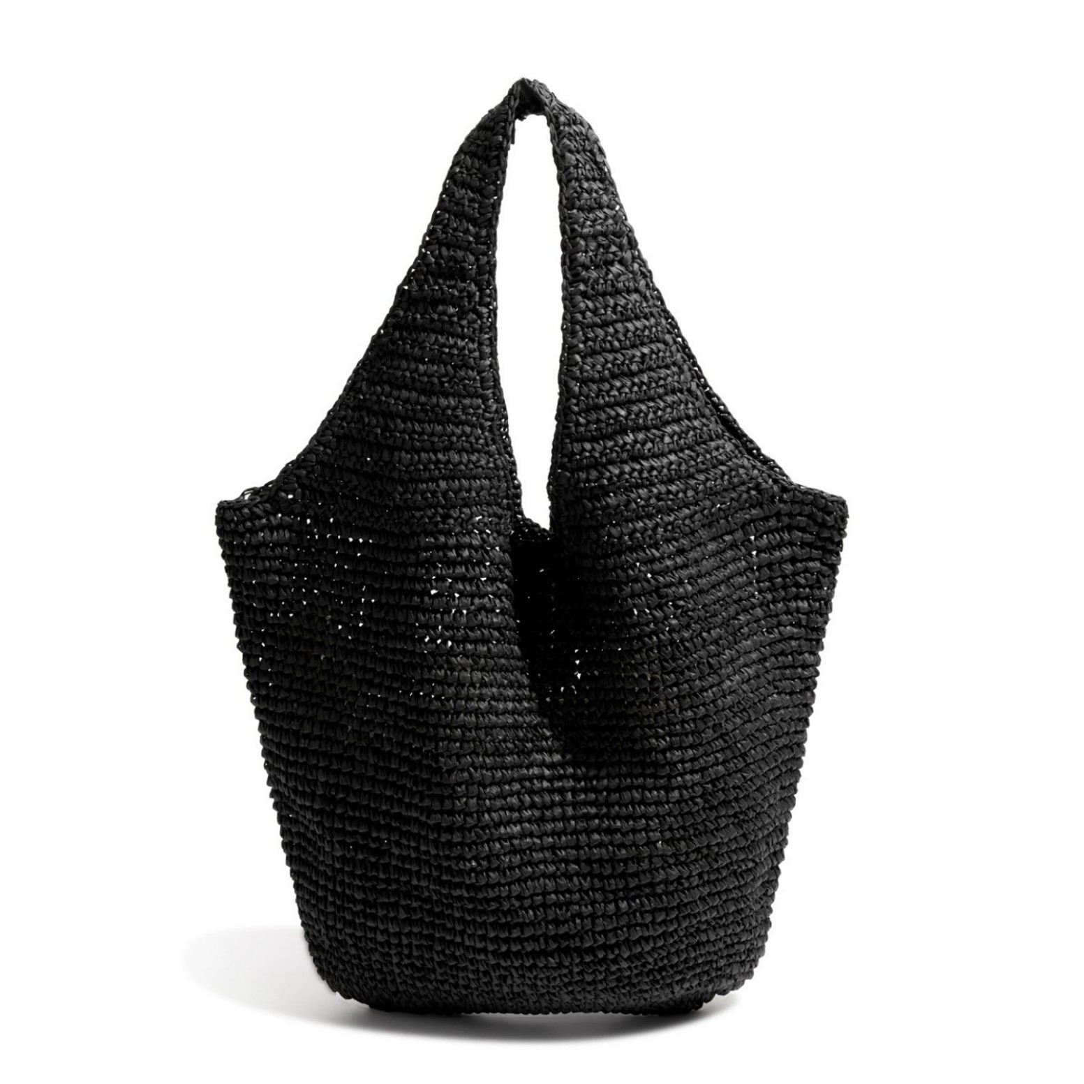 New Handwoven Straw Bag Large Capacity Tote Bag Single Shoulder Vacation Beach Bag for Women