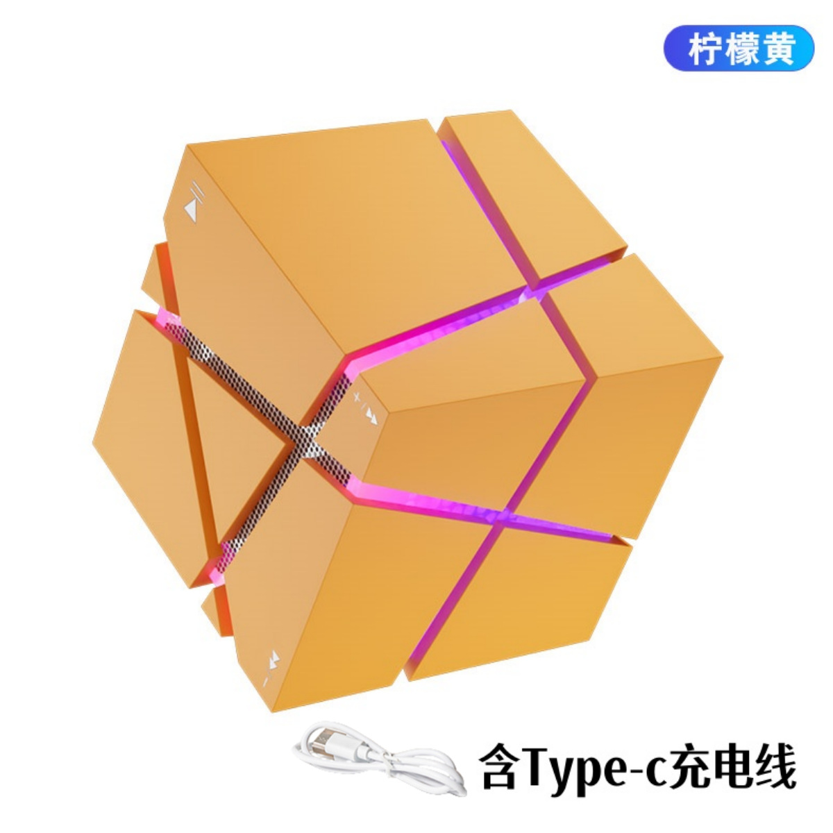 Cube Colorful Bluetooth Speaker Subwoofer Mini Portable Wireless Bluetooth Sound Original