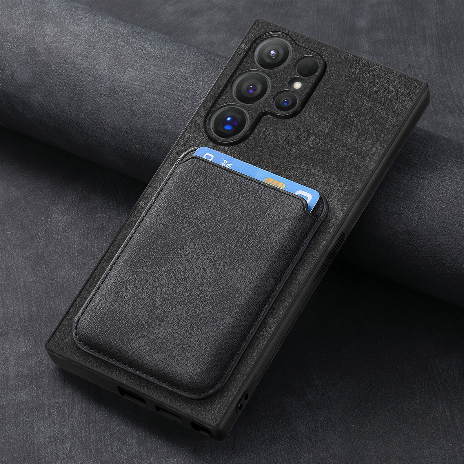 For Samsung S26 Ultra phone case anti-drop leather phone case protective case full coverage S24 leather case