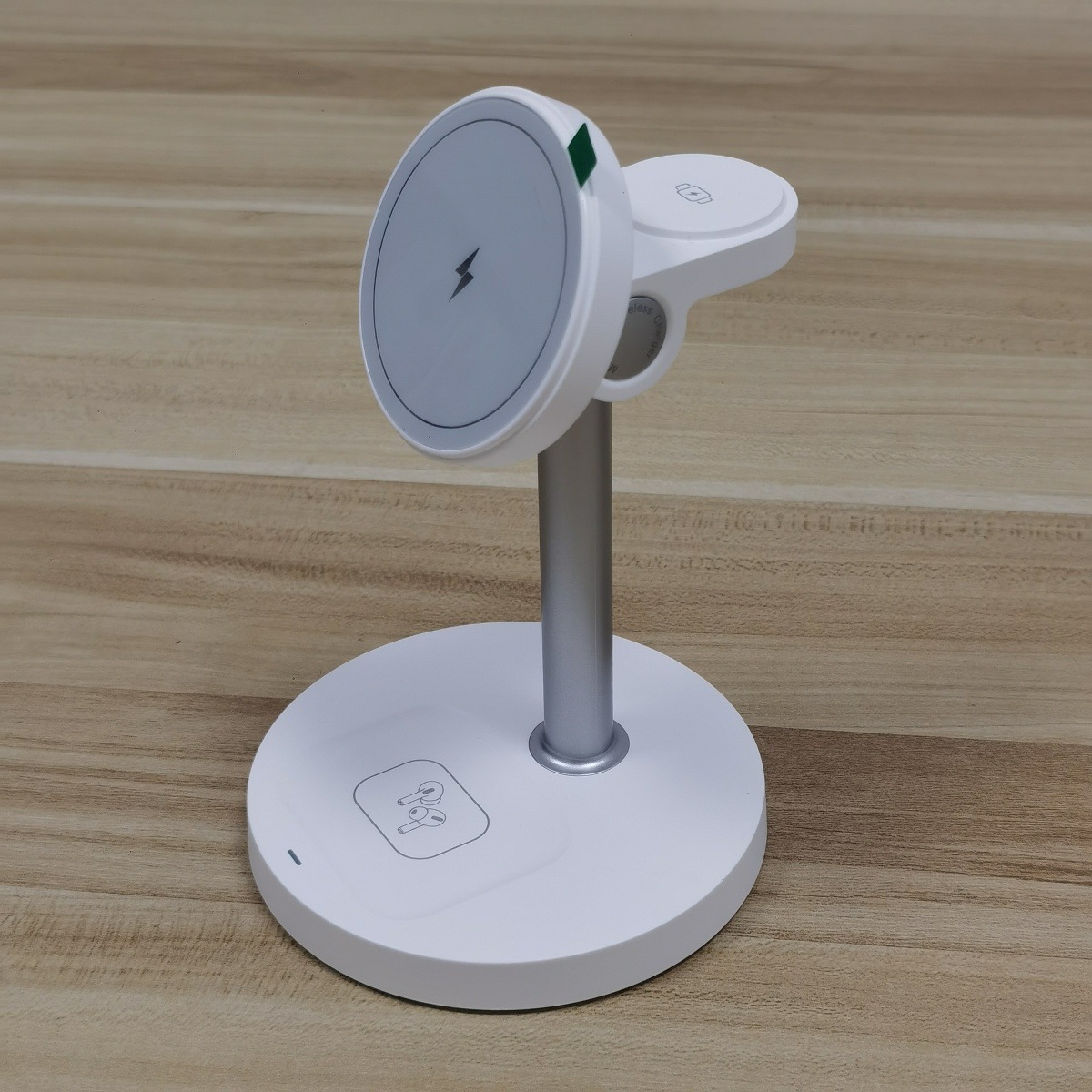 Foldable three-in-one wireless charger for Apple phones desktop stand vertical multi-function wireless fast charging
