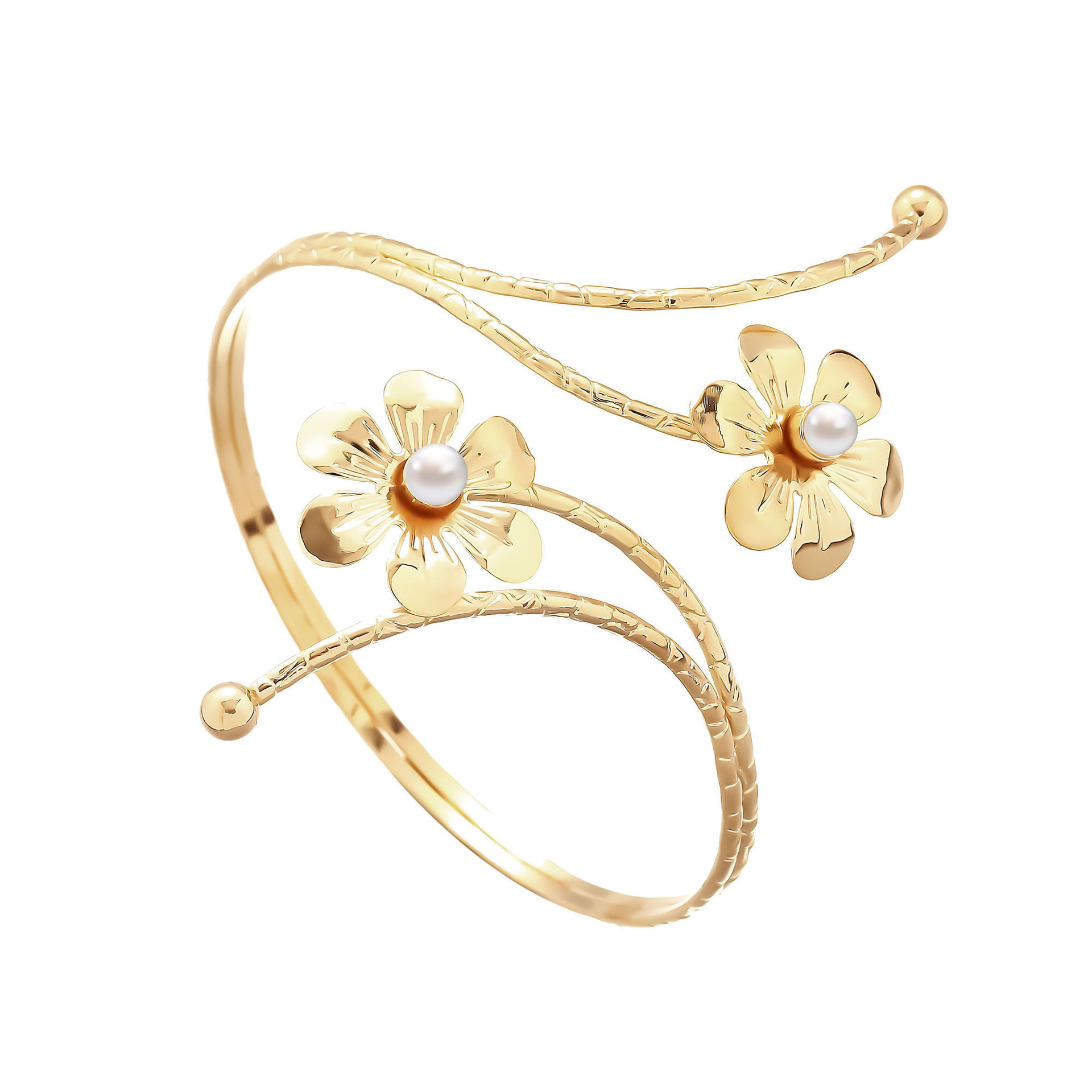 New Arm Bracelet Exaggerated Snake Leaf Flower Butterfly Starfish Bangle