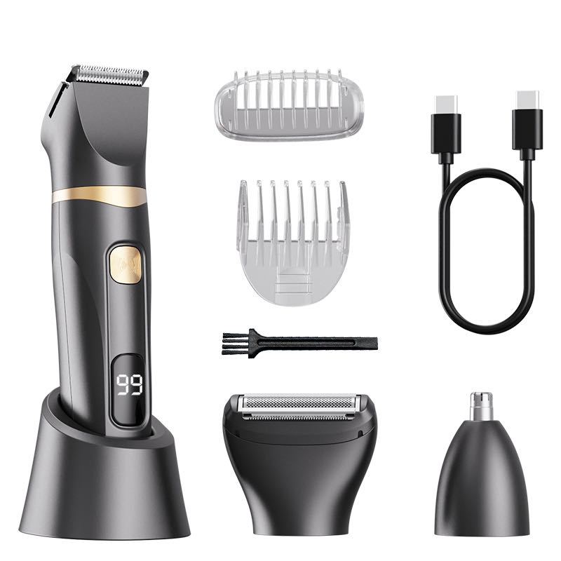 Men's Electric 3-in-1 Trimmer Portable Multi-Function Electric Shaver Multi-Function