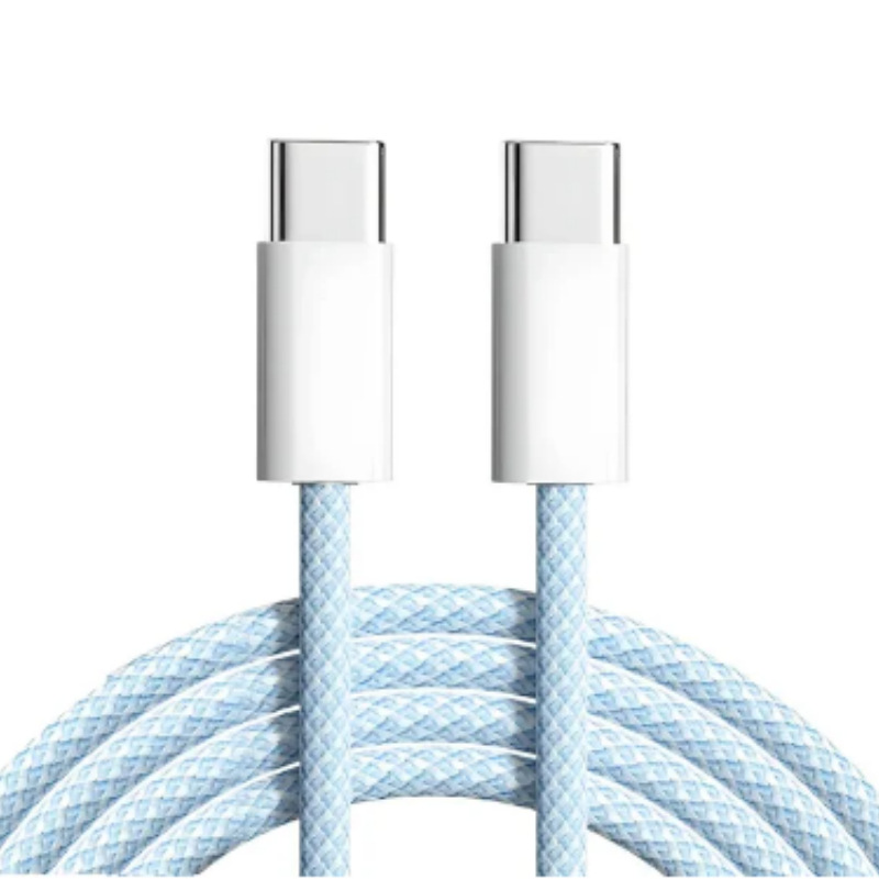 PD 60W Fast Charging Data Cable for Apple 15 Plus Braided Cable iPhone 15 Pro MAX 48 Braid Charging