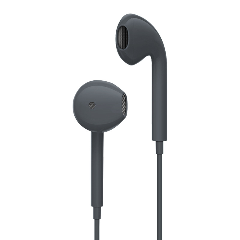 In-ear with Mic Wired Control Earphone Applicable for Apple Android Huawei Phone Earphone Heavy Bass Earphone