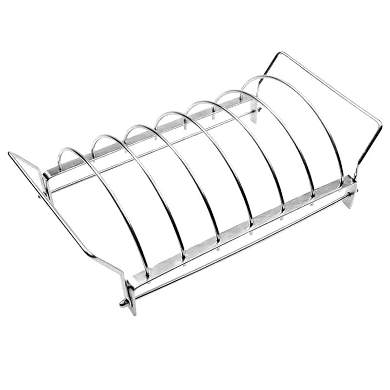 Folding Grill Rack Non-stick Steak Rack Rib Rack Tomahawk Steak Rack Lamb Rack Grilled Chicken Rack Outdoor BBQ Rack Portable