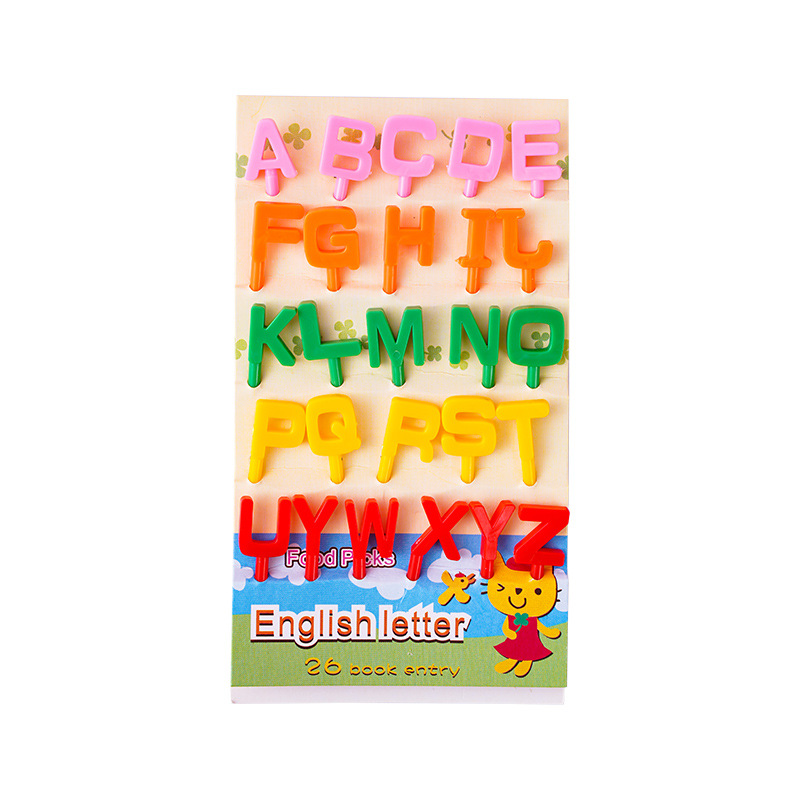 字母带纸卡