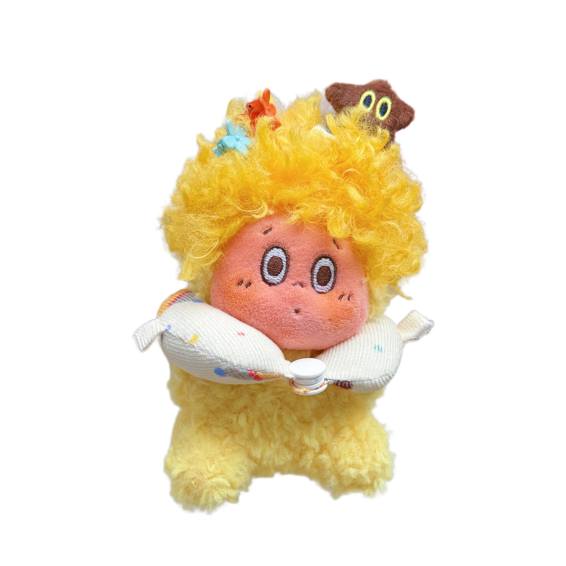 Zsiga Gazi sister/Mlolly/Dimoo/cotton doll 10cm outdoor U-shaped pillow lanyard anti-lost buckle pendant