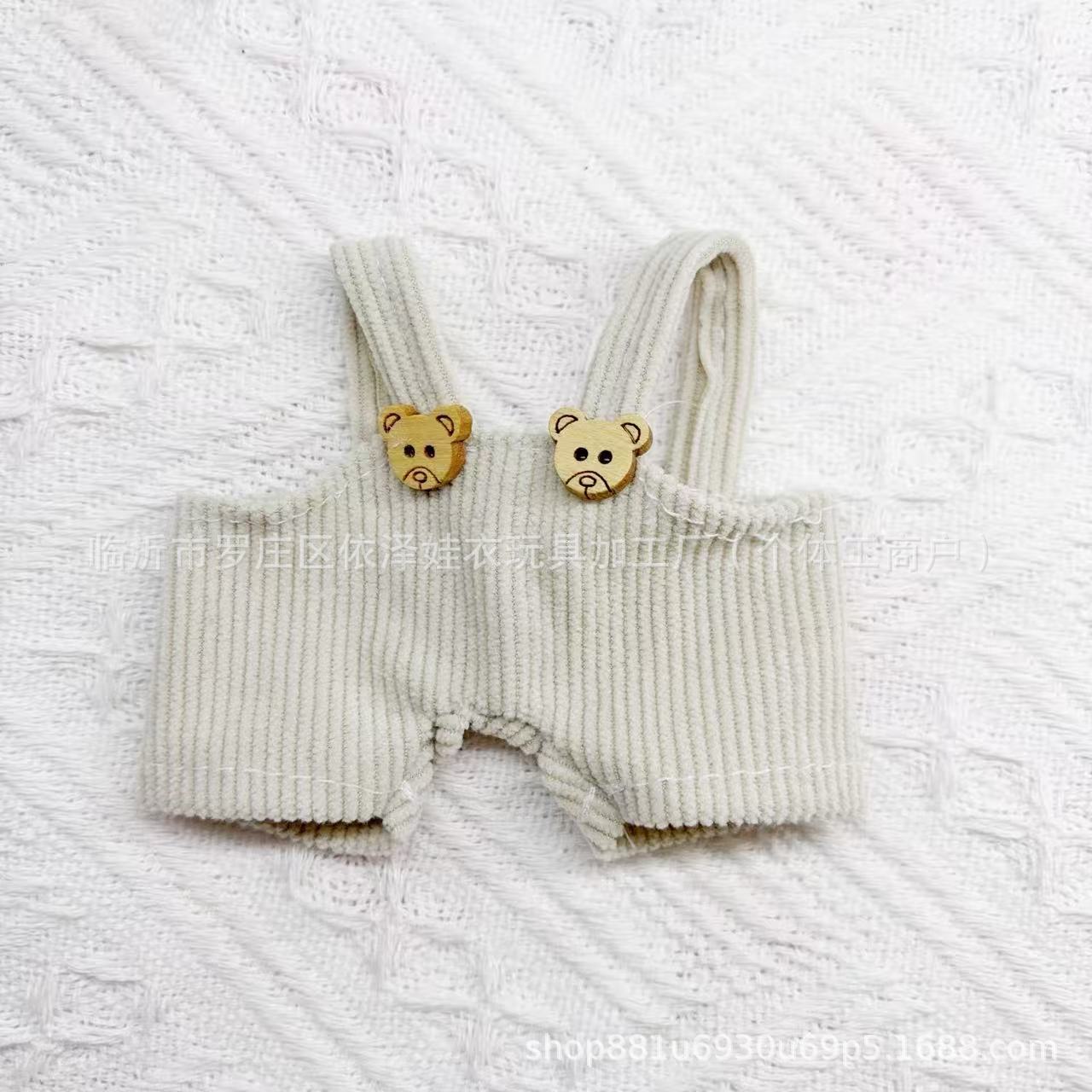 Doll Clothes Doll Pants 10cm 15cm Suspenders Gate Dog Plush Doll Accessories Shirley Mei Clothes Pants Cute