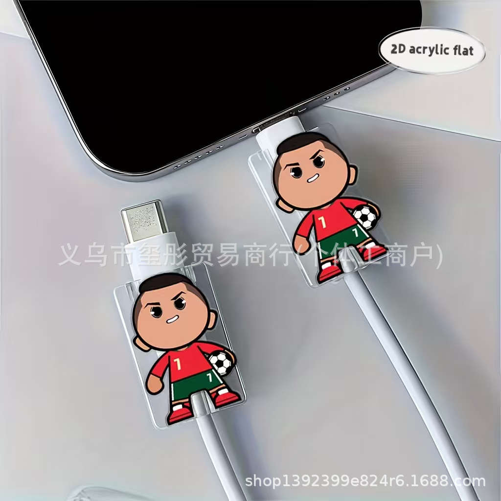 New Acrylic Charging Cable Decoration Suitable for Apple iPhone Lightning Cable Type-C Cable