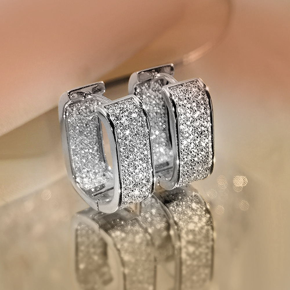 Cao Shi Micro-Set Zircon Ear Cuff Young Women's Earring Jewelry