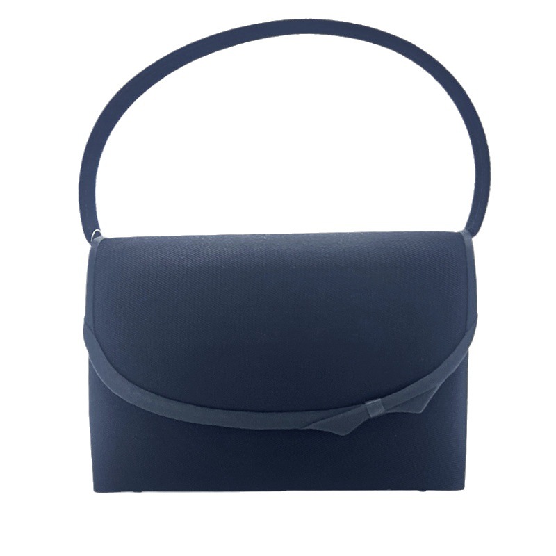 Japanese-style black funeral bag black bag formal banquet bag underarm bag single shoulder bag handbag women's bag