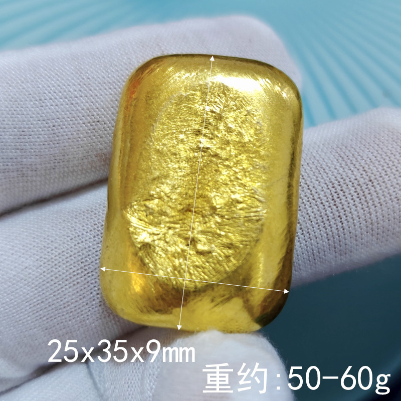 Bangladesh red gold solid fire discoloration simulation gold live ground push fire copper strip jewelry