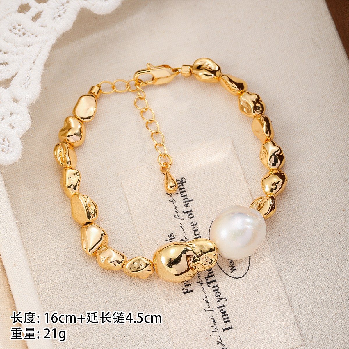 Milad Style Abalone Shell Bracelet Women Autumn Winter Bracelet Women Beaded Pearl Bracelet