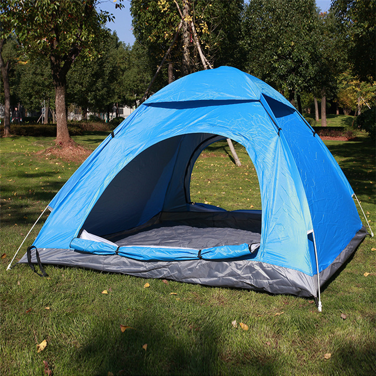 Automatic outdoor quick-open tent, beach camping fishing hand-throw quick-open 3~4 person outdoor tent
