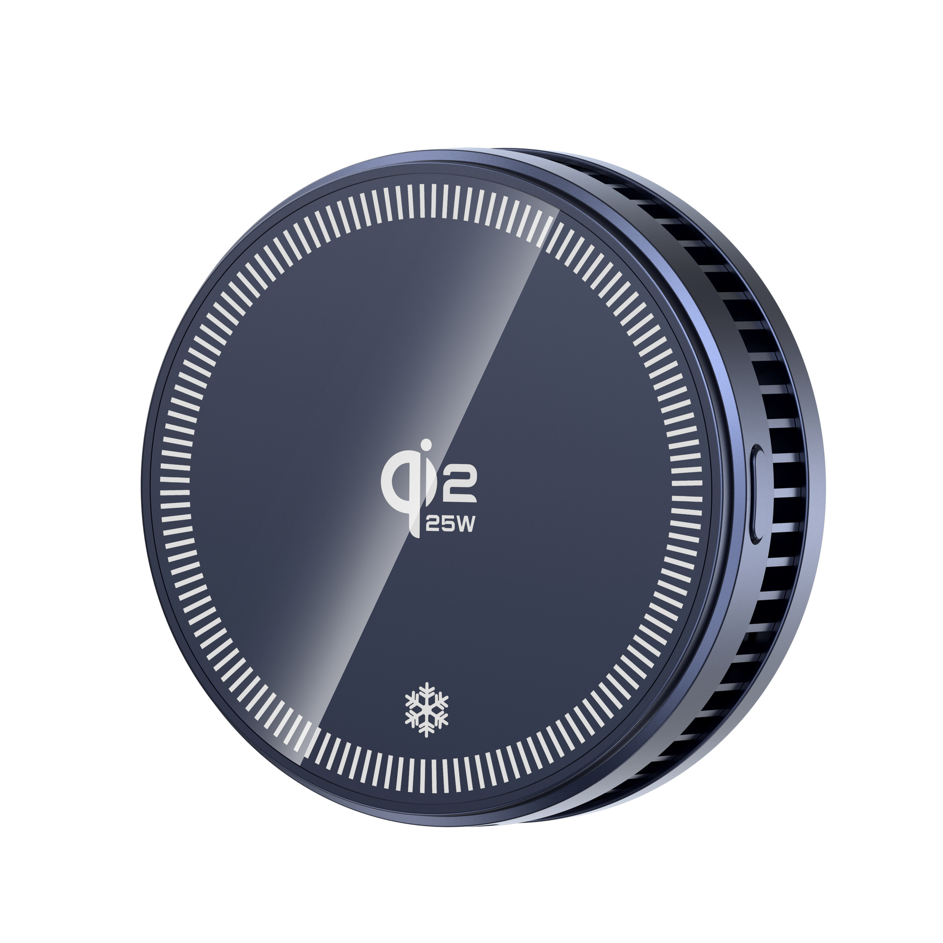 16°C Semiconductor Smart Cooling Fast Charging Compact Portable with Bracket Magnetic Wireless Charger + Phone Cooler
