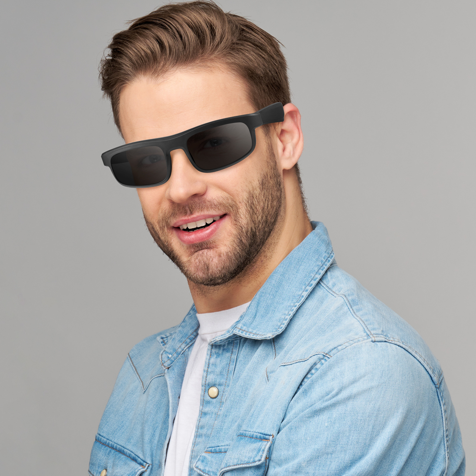 TKM8Pro Smart AI Translation Bluetooth Glasses Sunglasses Call Music Air Conduction Wireless Headset