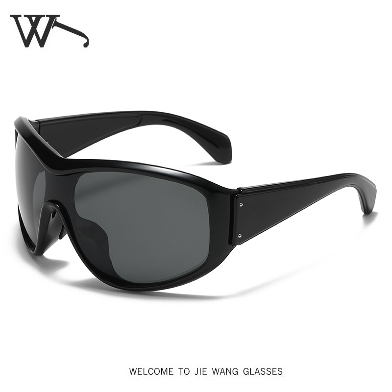 New Outdoor Sports Large Frame Sunglasses Cycling Leisure Windproof Sand Sun Protection Sunglasses