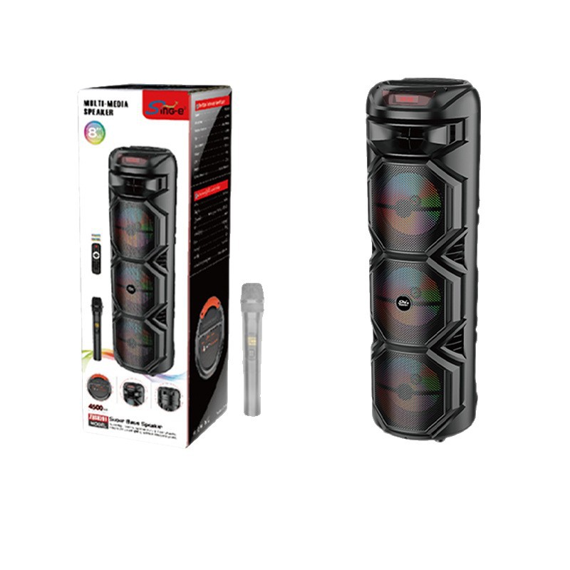 ZQS8301 Bluetooth Speaker Outdoor Wireless Microphone Park Speaker