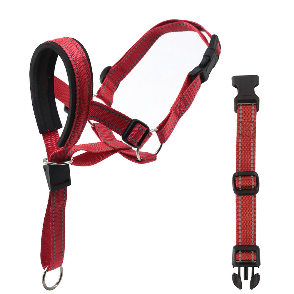 Pet Supplies Pet Muzzle Nylon Dog Muzzle Dog Mouth Rope Anti-Bark Anti-Bite Anti-Pull Dog Rope